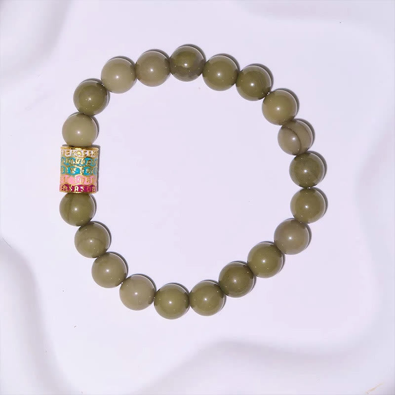 Buddha Stones Natural Alashan Agate Encourage Bracelet - image 8