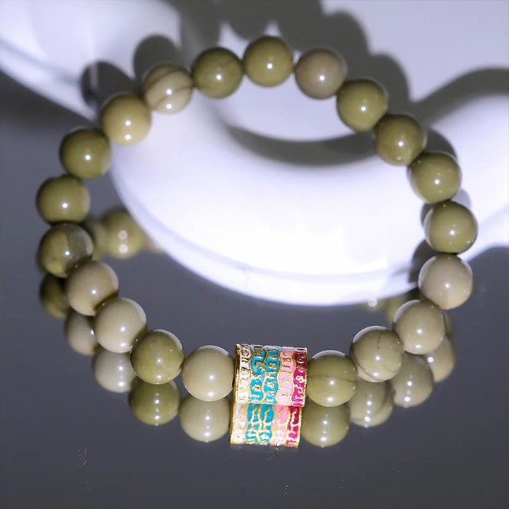Buddha Stones Natural Alashan Agate Encourage Bracelet - image 7