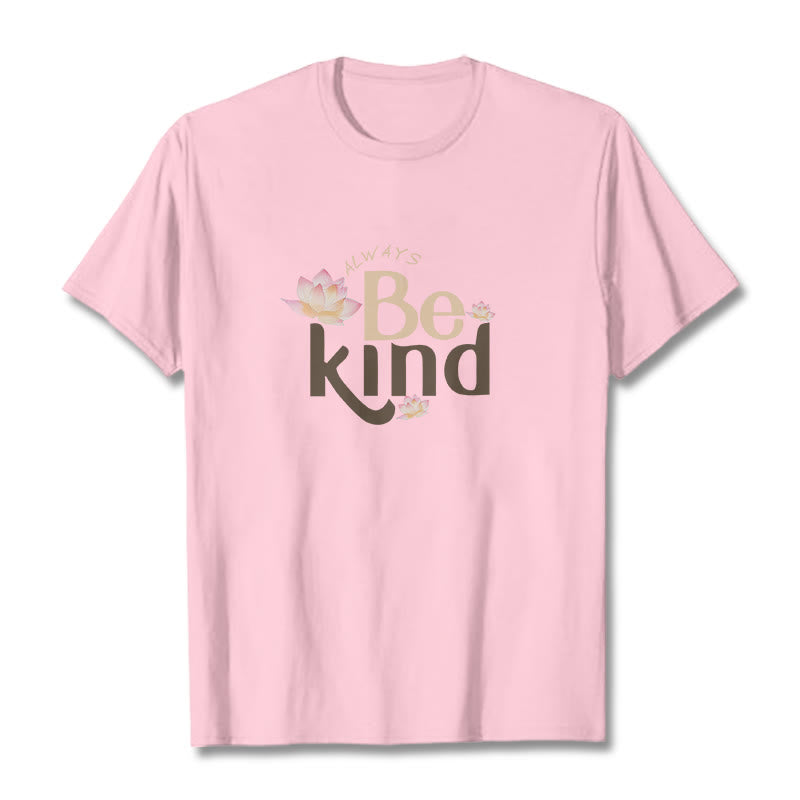 Buddha Stones Always Be Kind Tee T-shirt - LightPink - 2XL - image 11