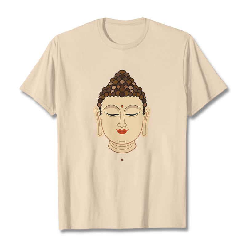 Buddha Stones Meditation Buddha Tee T-shirt - Bisque - 2XL - image 0