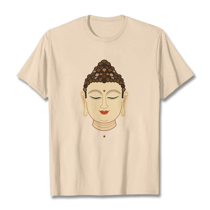 Buddha Stones Meditation Buddha Tee T-shirt - Bisque - 2XL - image 0