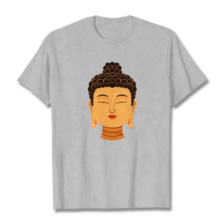 Buddha Stones Blessed Meditation Buddha Tee T-shirt - LightGrey - 2XL - image 18