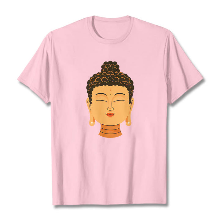Buddha Stones Blessed Meditation Buddha Tee T-shirt - LightPink - 2XL - image 10