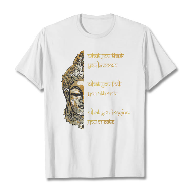 Buddha Stones What You Think Tee T-shirt - White - 2XL - image 5