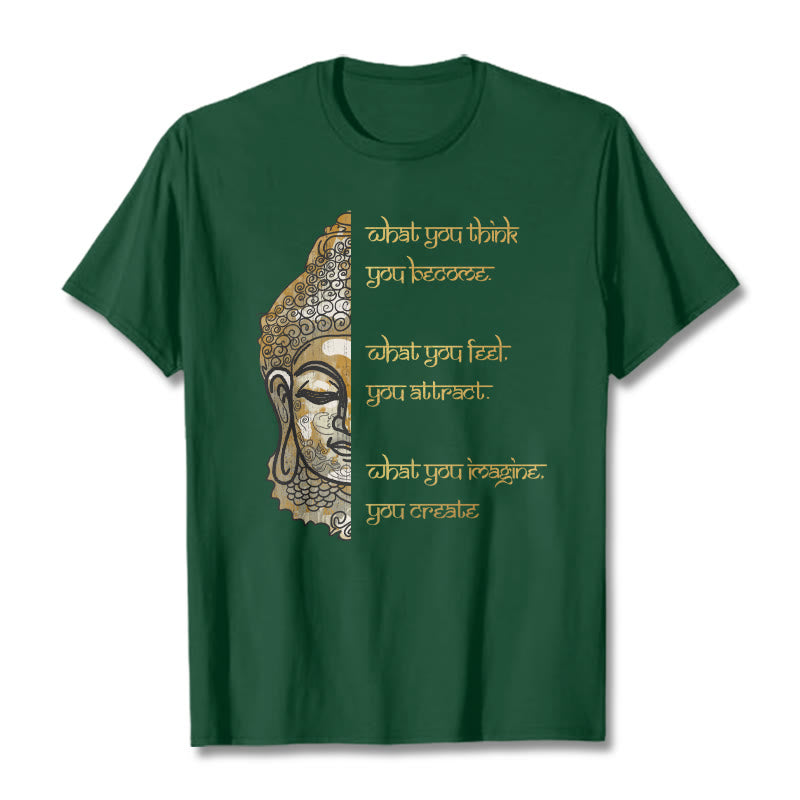 Buddha Stones What You Think Tee T-shirt - ForestGreen - 2XL - image 10