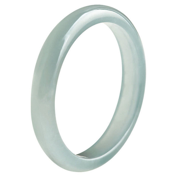 Buddha Stones Natural Jade Prosperity Luck Ring - image 5