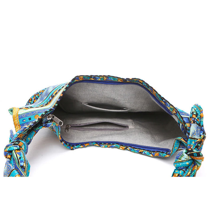 Buddha Stones Cotton Stripes Crossbody Bag Shoulder Bag - image 4
