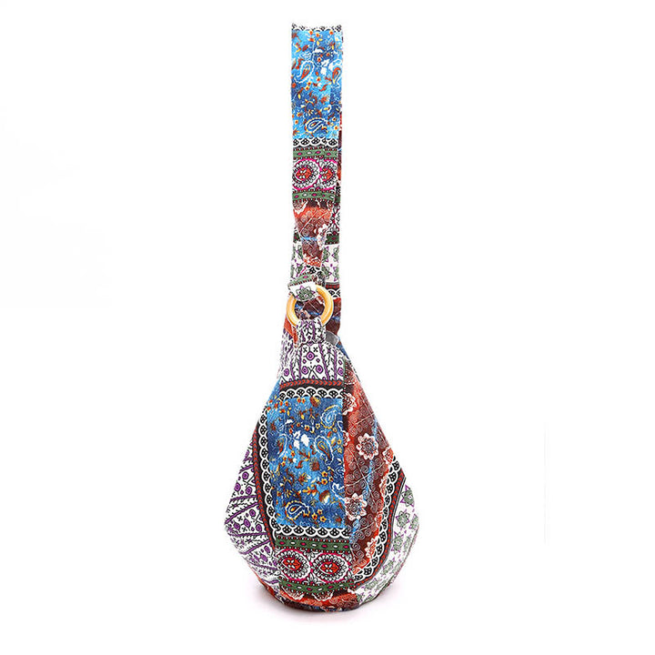 Buddha Stones Cotton Stripes Print Crossbody Bag Shoulder Bag - image 4