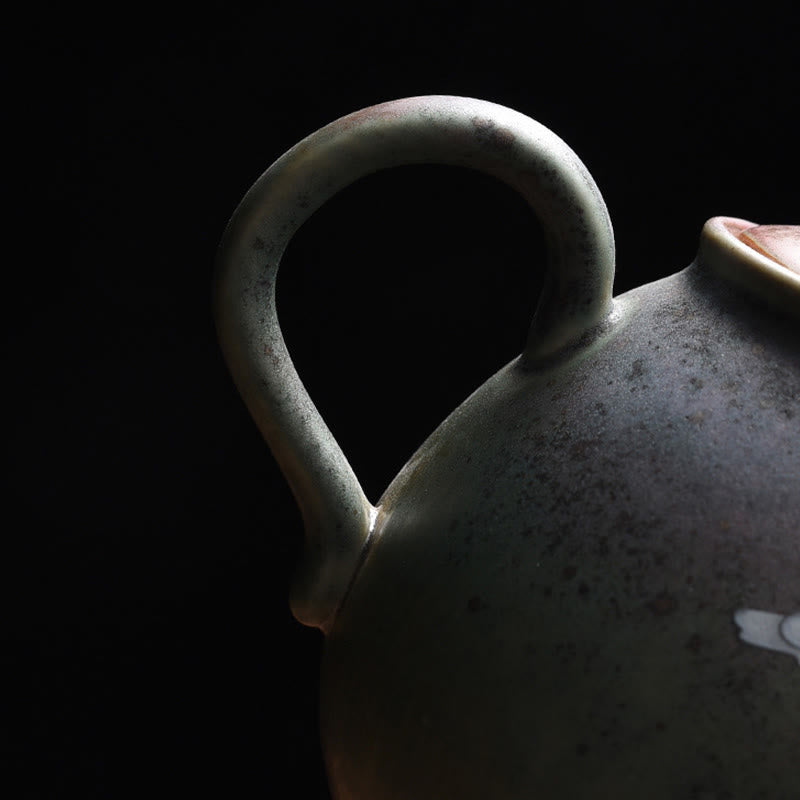 Buddha Stones White Crane Cloud Chinese Gongfu Tea Ceramic Kung Fu Teapot - image 7