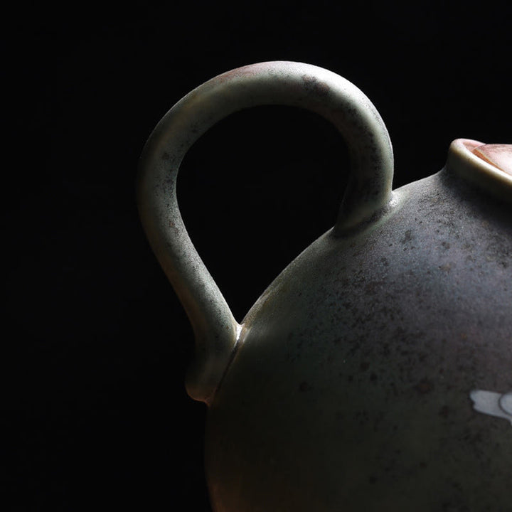 Buddha Stones White Crane Cloud Chinese Gongfu Tea Ceramic Kung Fu Teapot - image 7