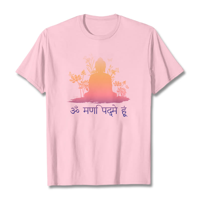 Buddha Stones Sanskrit OM NAMAH SHIVAYA Tee T-shirt - LightPink - 2XL - image 12