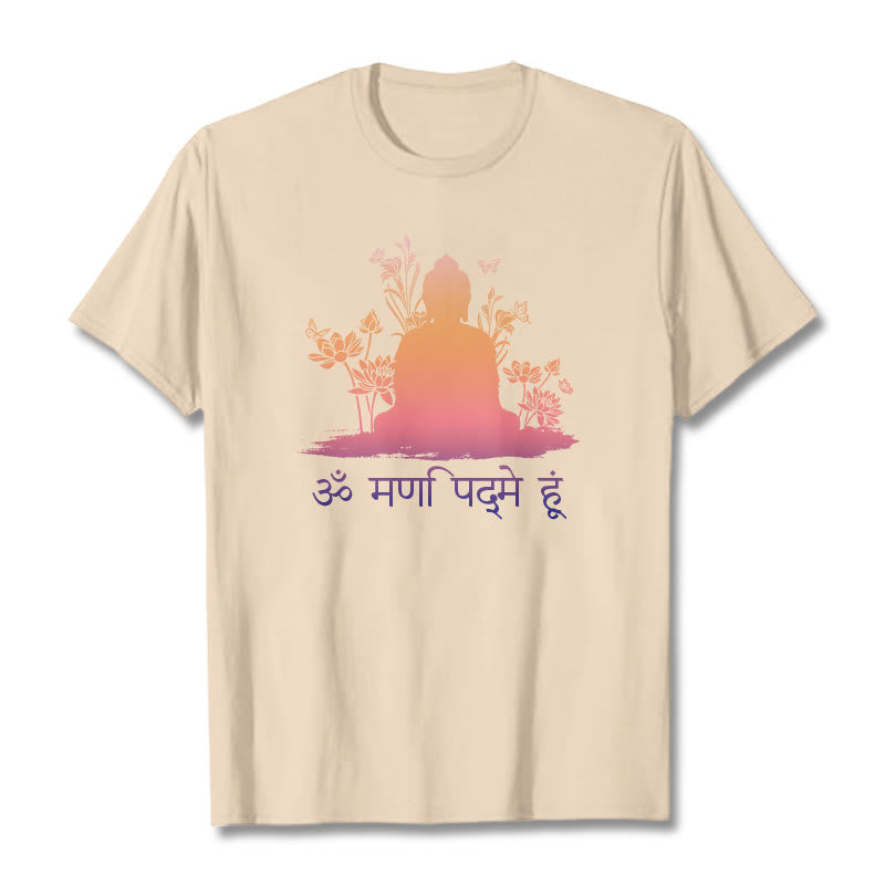 Buddha Stones Sanskrit OM NAMAH SHIVAYA Tee T-shirt - Bisque - 2XL - image 8