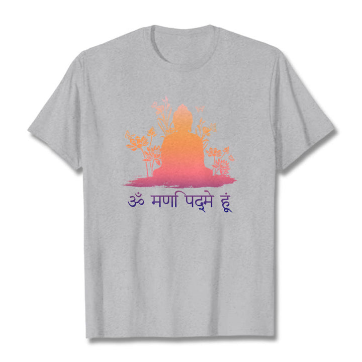 Buddha Stones Sanskrit OM NAMAH SHIVAYA Tee T-shirt - LightGrey - 2XL - image 19