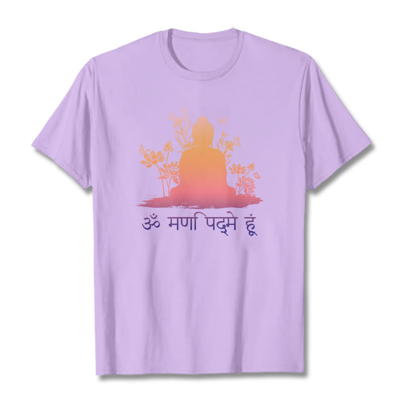 Buddha Stones Sanskrit OM NAMAH SHIVAYA Tee T-shirt - Plum - 2XL - image 16