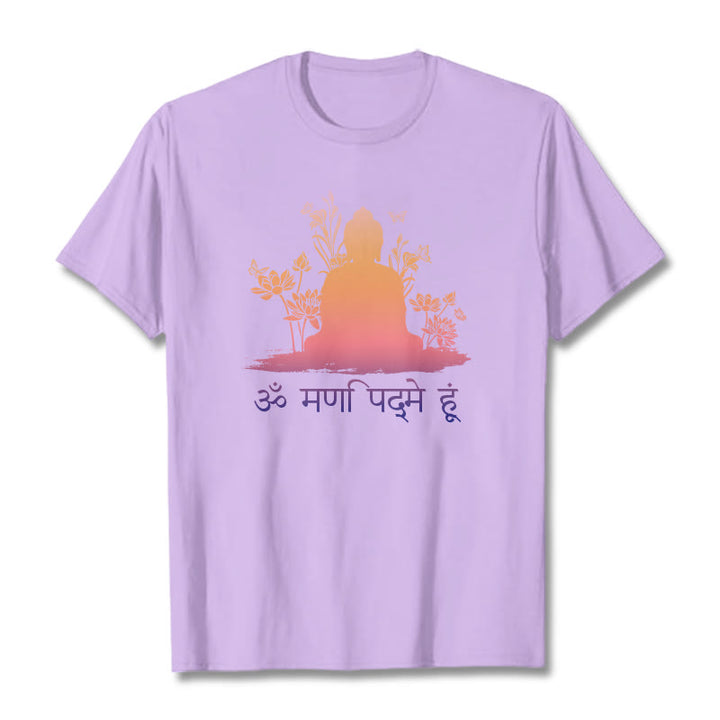 Buddha Stones Sanskrit OM NAMAH SHIVAYA Tee T-shirt - Plum - 2XL - image 16