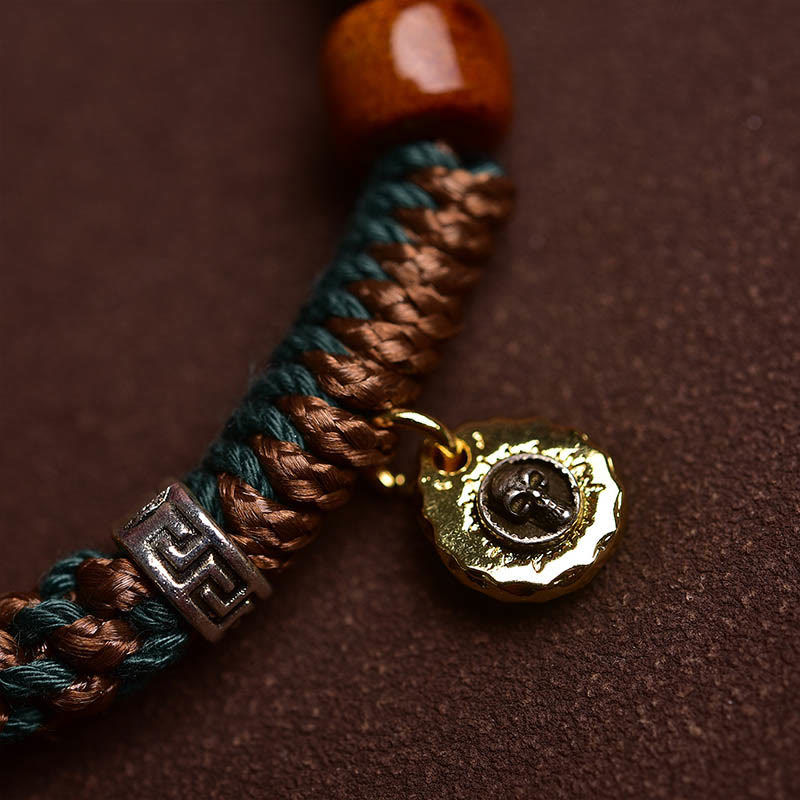 Buddha Stones Tibetan Bone Beads Luck Rope Bracelet - image 11