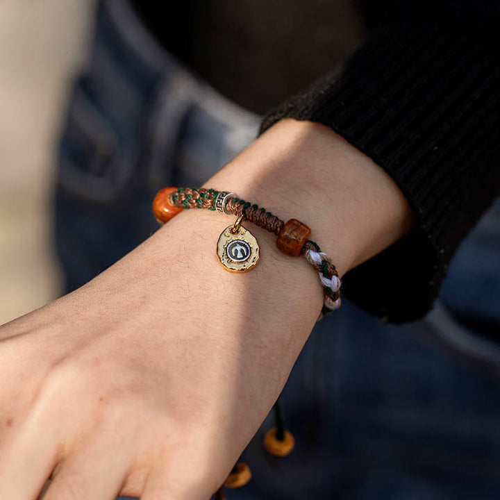 Buddha Stones Tibetan Bone Beads Luck Rope Bracelet - image 7