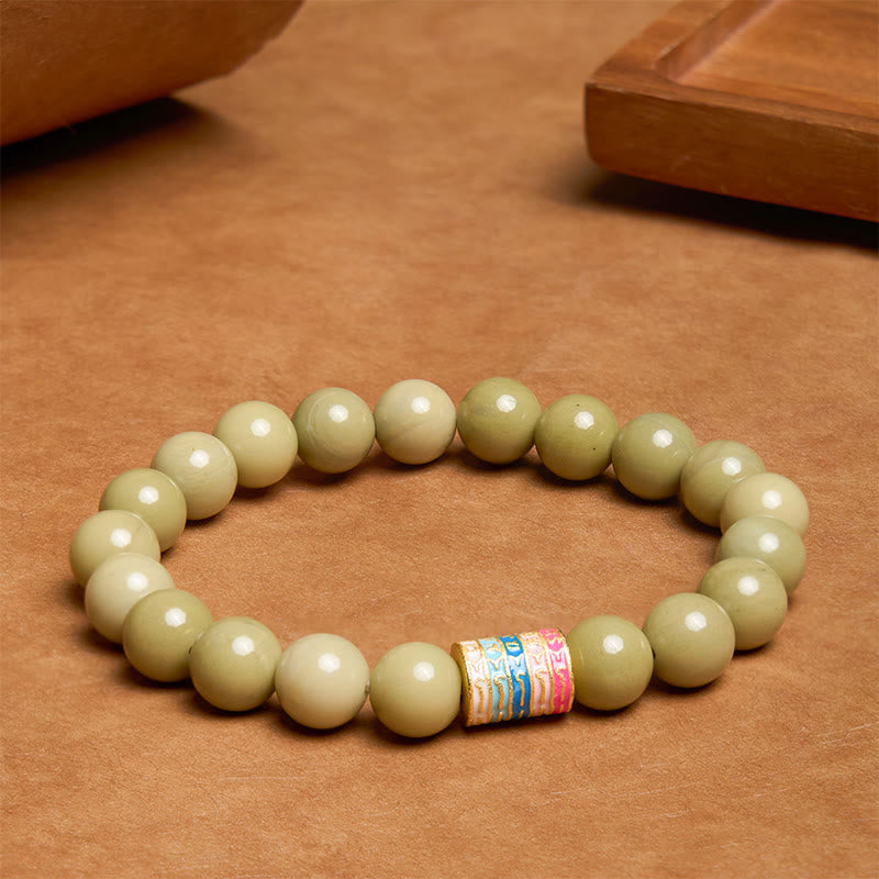 Buddha Stones Natural Alashan Agate Encourage Bracelet - image 3