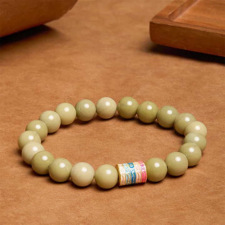 Buddha Stones Natural Alashan Agate Encourage Bracelet - image 3