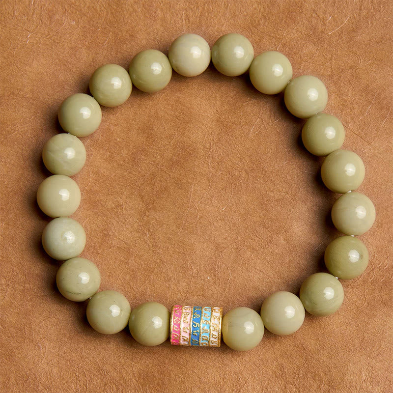 Buddha Stones Natural Alashan Agate Encourage Bracelet - image 2