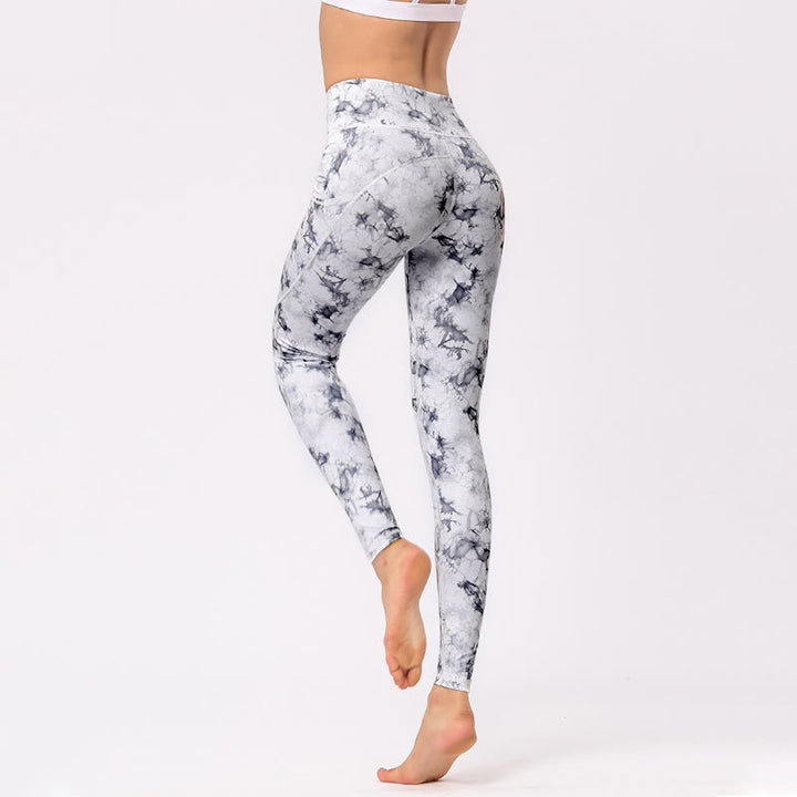 Buddha Stones Colorful Print Pants Sports Exercise Fitness Leggings Women's Yoga Pants - image 14