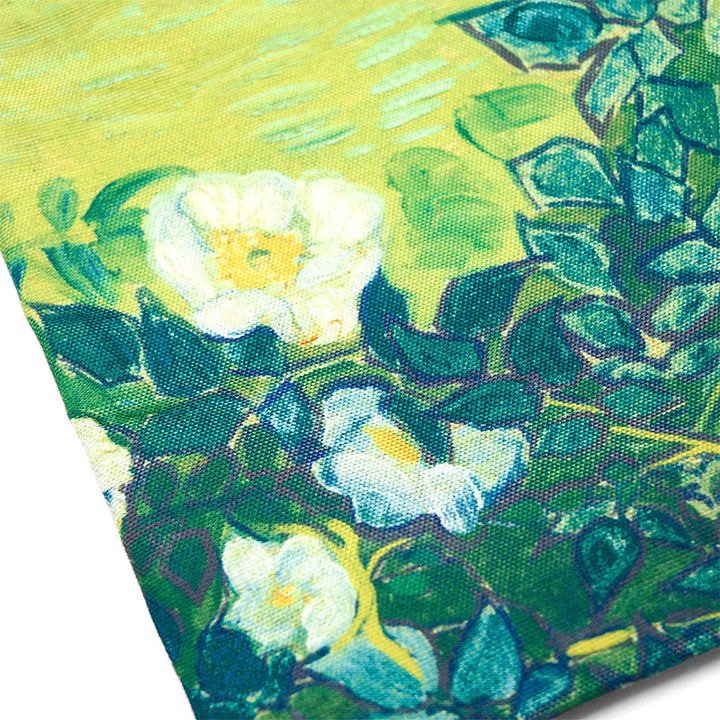 Buddha Stones Roses Canvas Handbag - image 5
