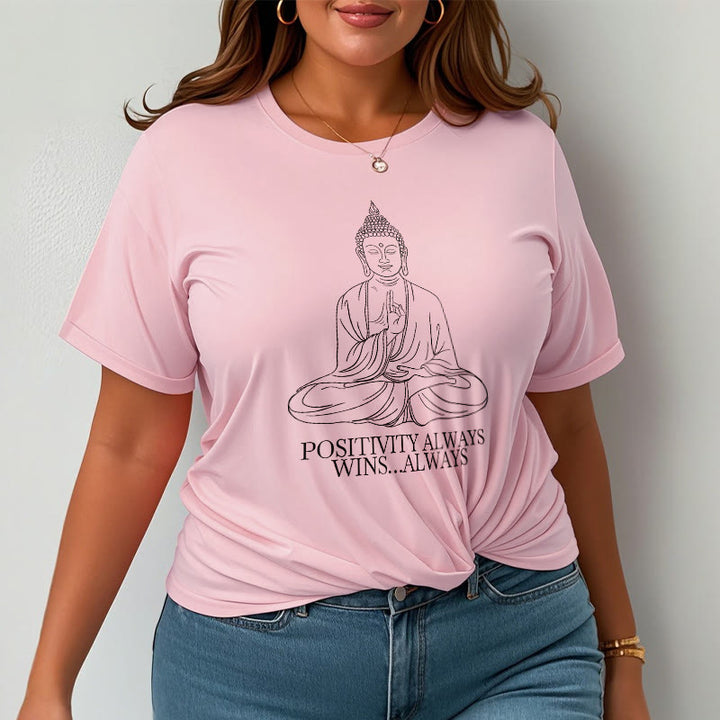 Buddha Stones Positivity Always Wins Tee T-shirt - image 13