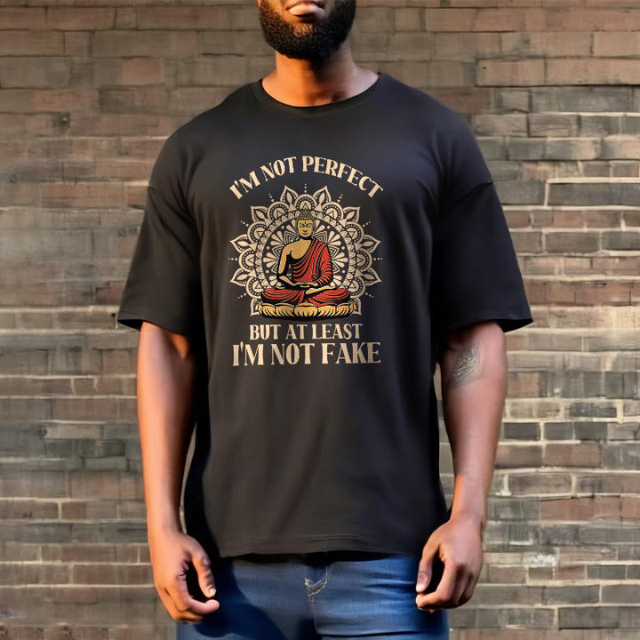 Buddha Stones I'm Not Perfect Tee T-shirt - image 4