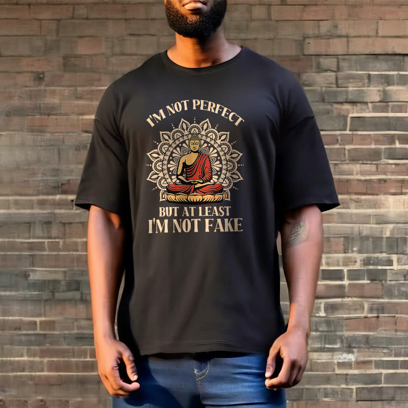 Buddha Stones I'm Not Perfect Tee T-shirt - image 4