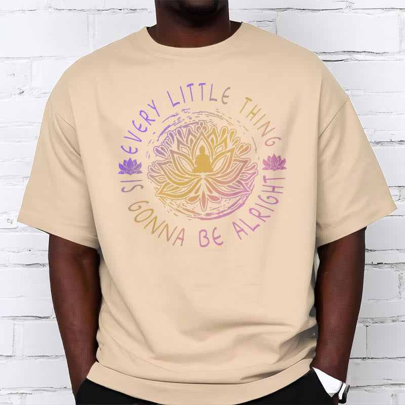 Buddha Stones Every Little Thing Is Gonna Be Alright Tee T-shirt - image 10