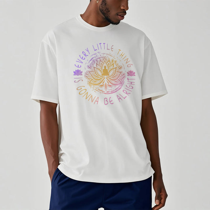 Buddha Stones Every Little Thing Is Gonna Be Alright Tee T-shirt - image 3