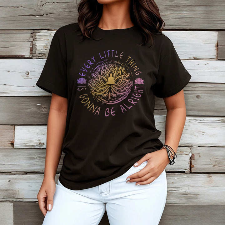 Buddha Stones Every Little Thing Is Gonna Be Alright Tee T-shirt - image 8