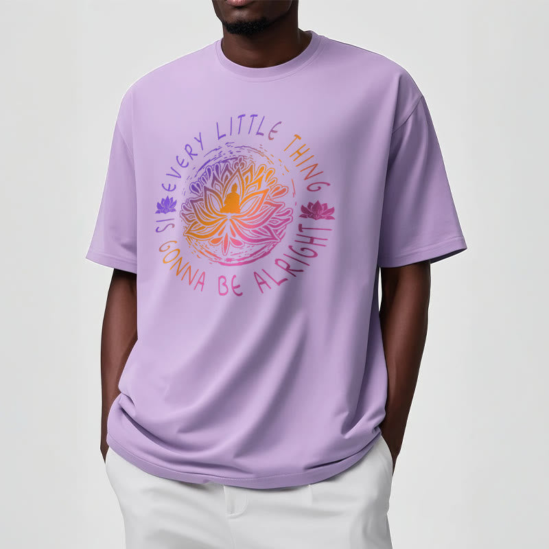 Buddha Stones Every Little Thing Is Gonna Be Alright Tee T-shirt - image 1