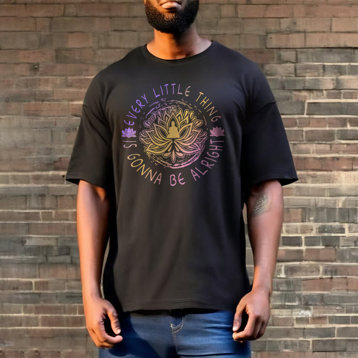 Buddha Stones Every Little Thing Is Gonna Be Alright Tee T-shirt - image 7