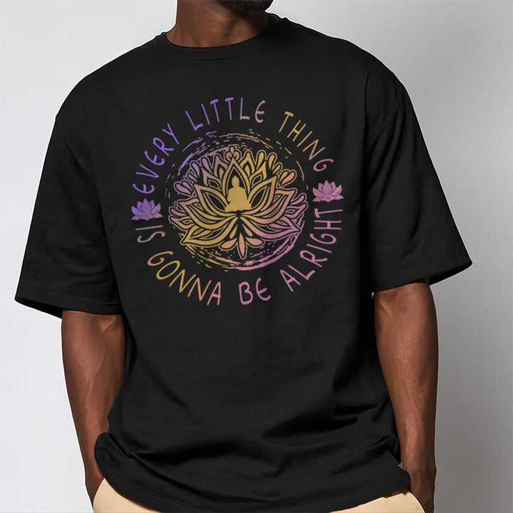 Buddha Stones Every Little Thing Is Gonna Be Alright Tee T-shirt - image 6