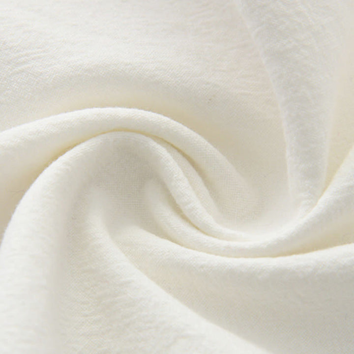 Buddha Stones Chinese Frog-Button Tang Suit Men's Short Sleeve Shirt Cotton Linen Clothing With Pockets - image 5