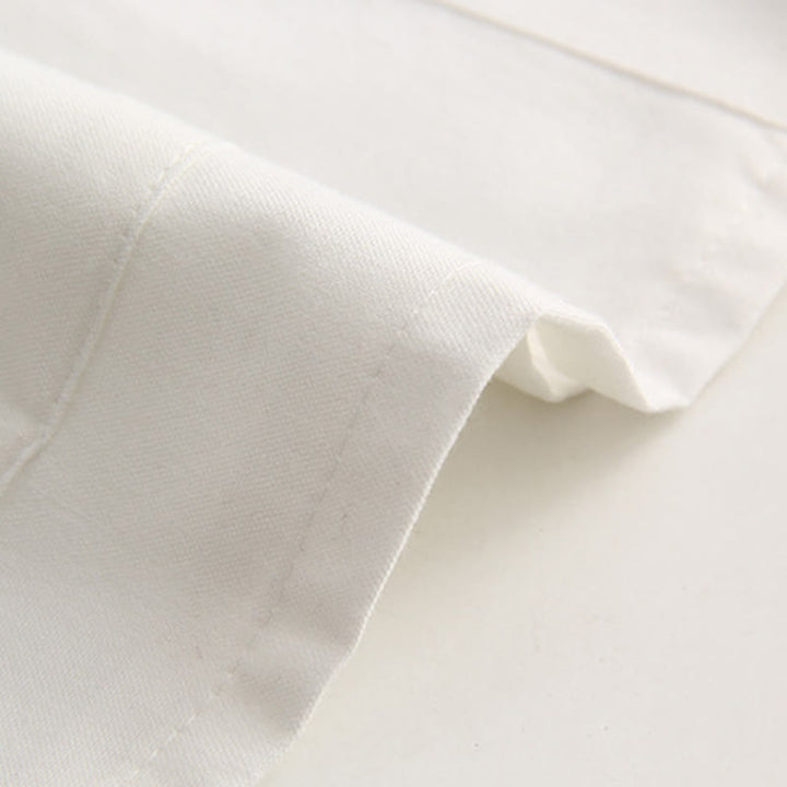 Buddha Stones Chinese Frog-Button Tang Suit Men's Short Sleeve Cotton Shirt With Pockets - image 6