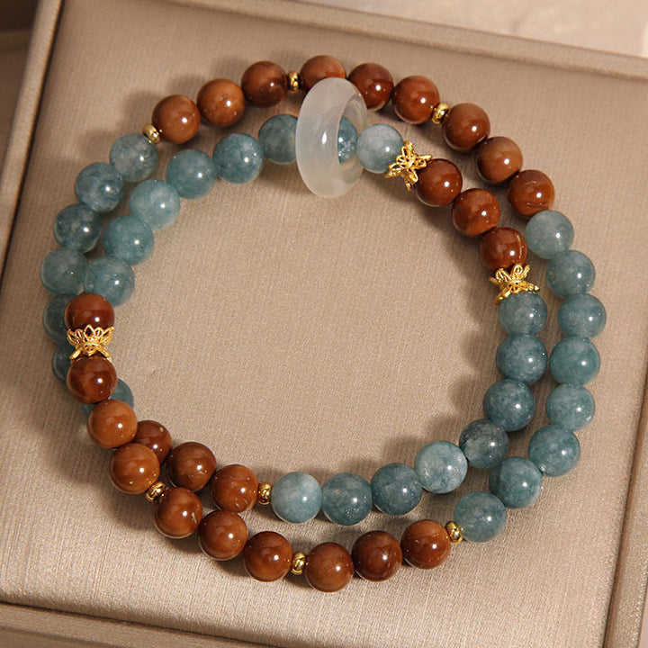 Buddha Stones Kuka Seed Jade Wealth Luck Bracelet - image 2