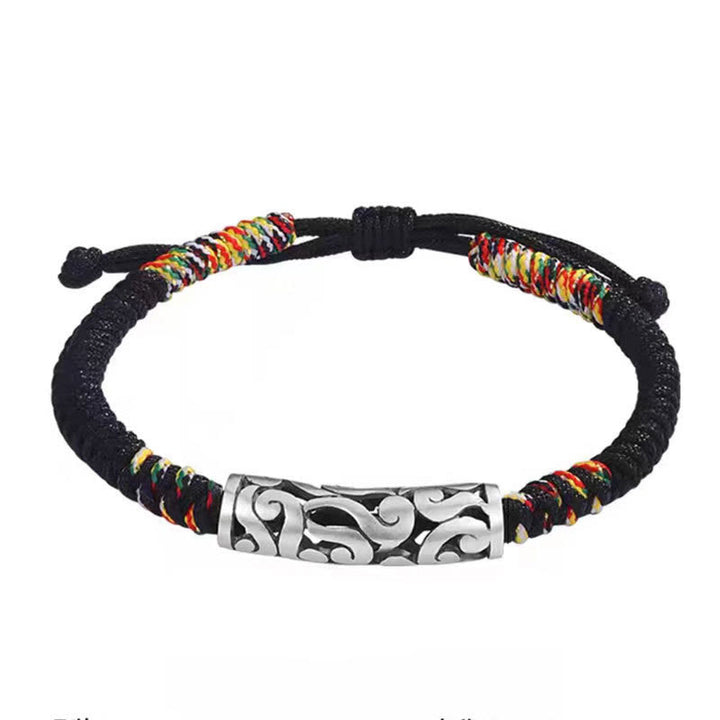 Buddha Stones Copper Auspicious Clouds Luck String Bracelet - image 10