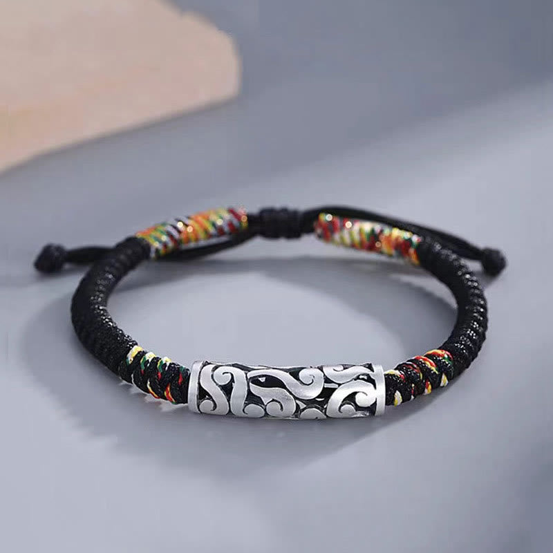 Buddha Stones Copper Auspicious Clouds Luck String Bracelet - Copper String(Wrist Circumference: 14-23cm) - image 0