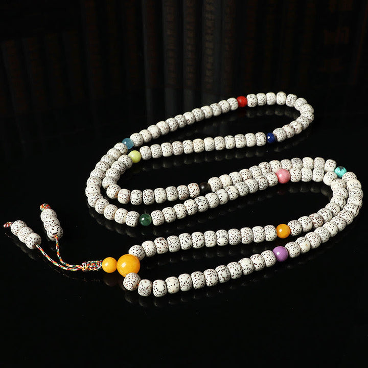 Buddha Stones Tibetan Bodhi Seed Amber Agate Wealth Bracelet - image 7