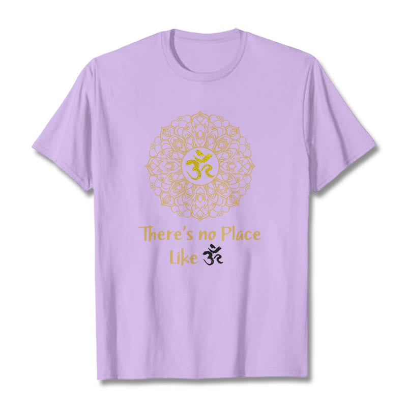Buddha Stones There Is No Place Like Lotus Tee T-shirt - Plum - 2XL - image 14