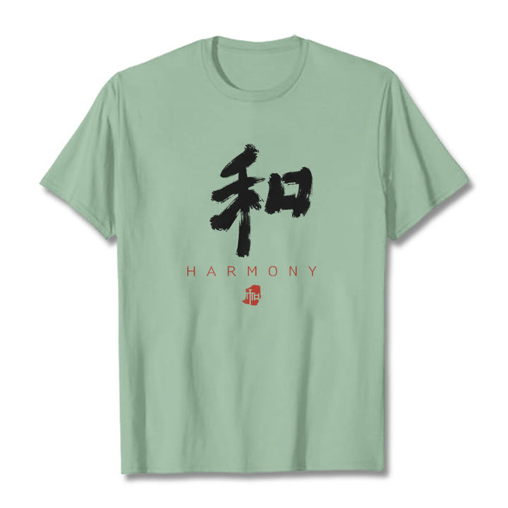 Buddha Stones He Harmony Tee T-shirt - Pale Green - 2XL - image 13