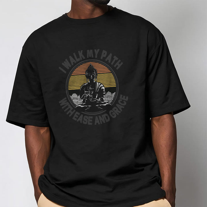 Buddha Stones I Walk My Path With Ease And Grace Tee T-shirt - image 5
