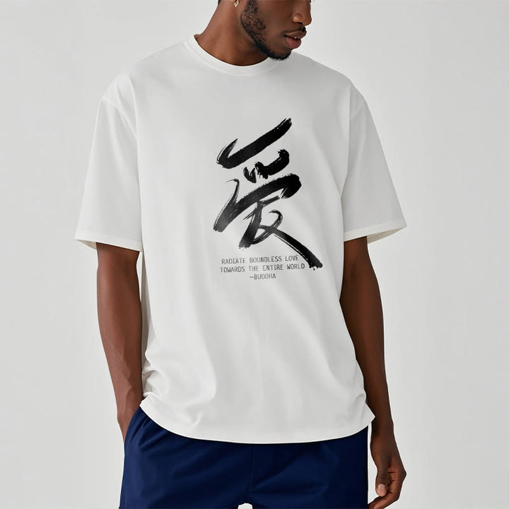 Buddha Stones Ai Radiate Boundless Love Towards The Entire World Tee T-shirt - image 9