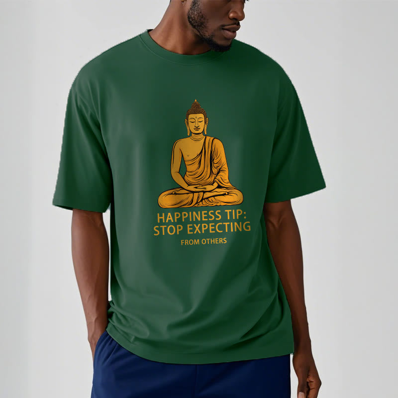 Buddha Stones Stop Expecting From others Buddha Tee T-shirt - image 5