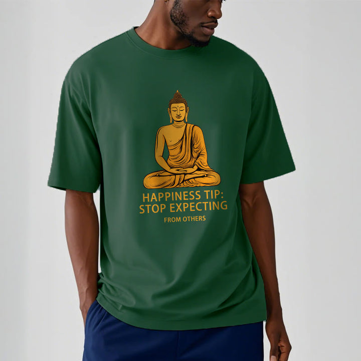Buddha Stones Stop Expecting From others Buddha Tee T-shirt - image 5