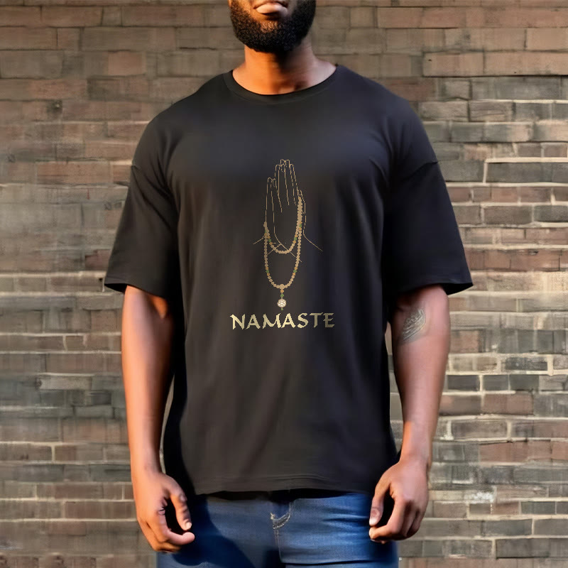 Buddha Stones NAMASTE Tee T-shirt - image 5