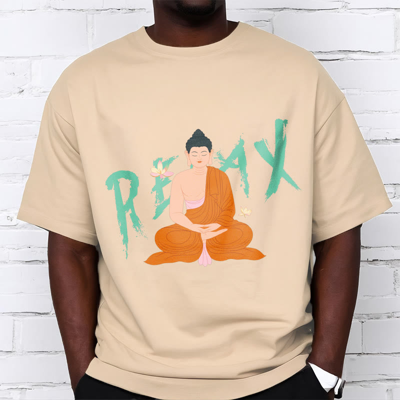 Buddha Stones RELAX Lotus Buddha Tee T-shirt - image 8
