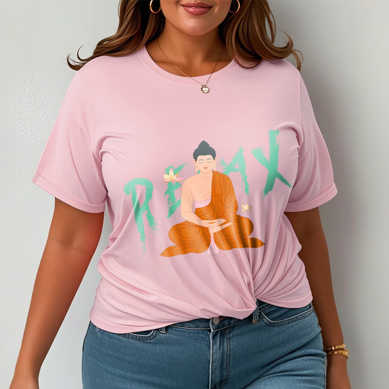 Buddha Stones RELAX Lotus Buddha Tee T-shirt - image 12